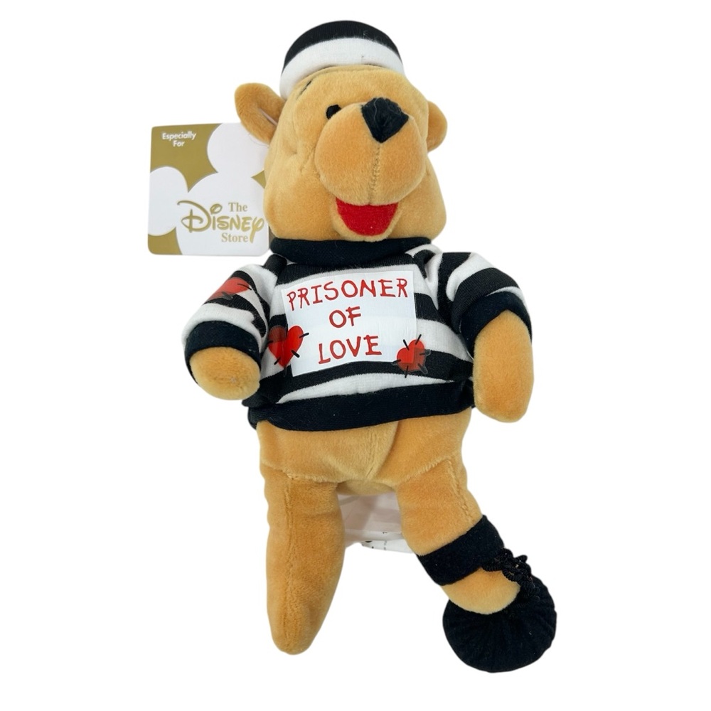NWT Vintage Disney Store Prisoner of Love Winnie the Pooh Collectible Plush